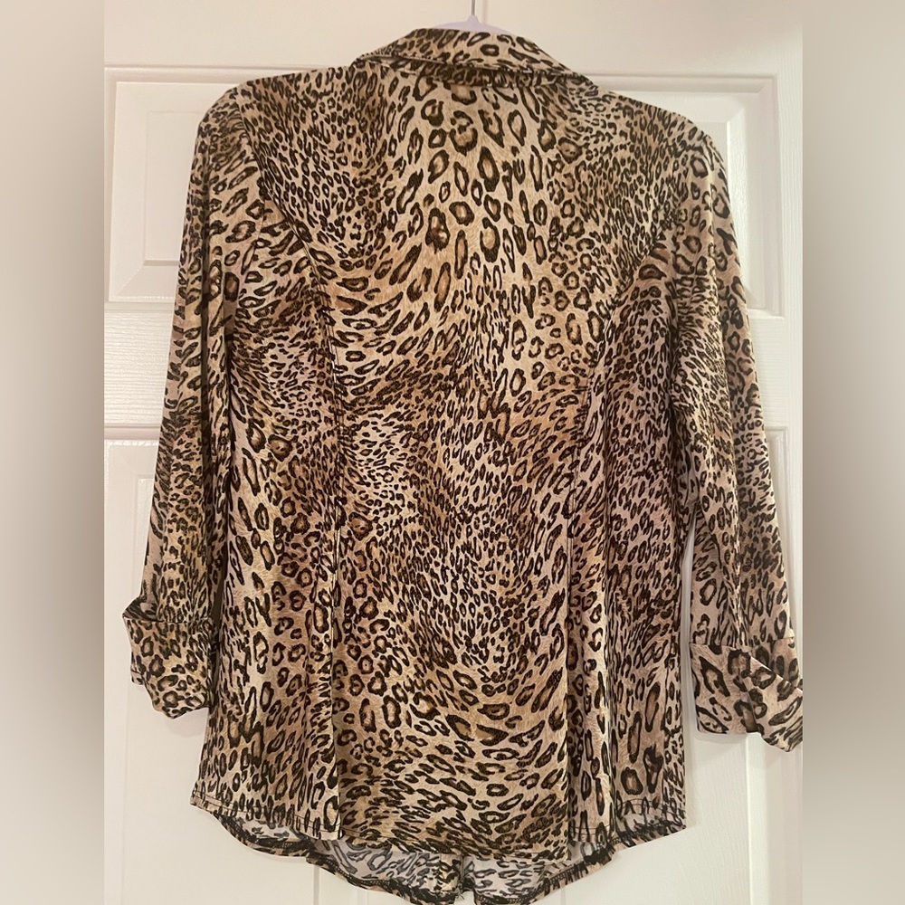 Leopard Print Blouse - image 3
